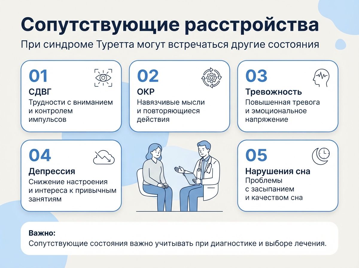 Лечение синдрома Туретта в Тутаеве инфографика